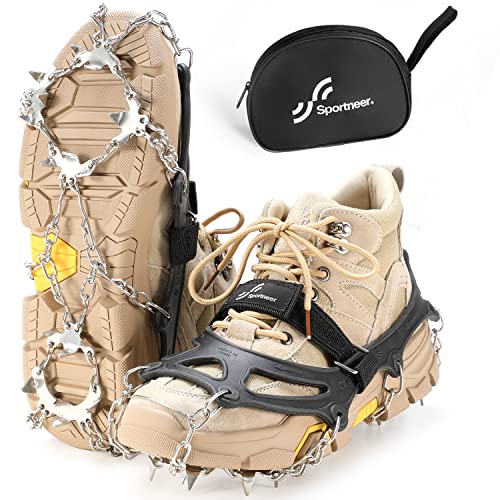 Sportneer Ice Cleats for Shoes and Boots
