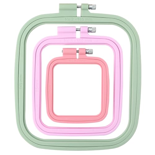 Square Embroidery Hoops Set