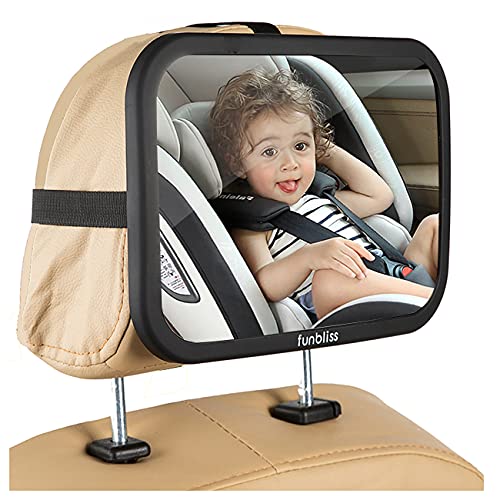 Stable Baby Car Mirror with Matte Finish