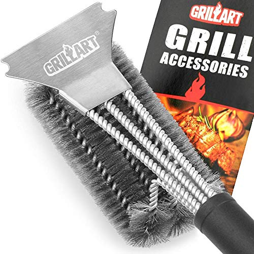 Stainless Steel BBQ Grill Cleaning Brush by GRILLART