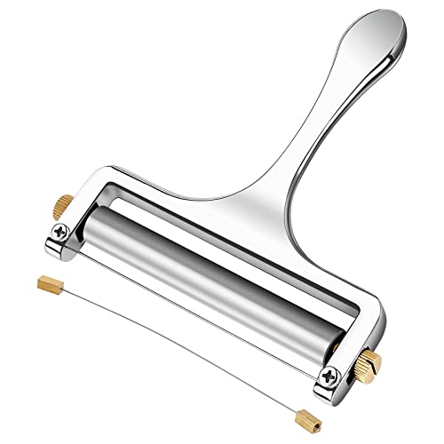 Stainless Steel Cheese Slicer with Adjustable Thickness