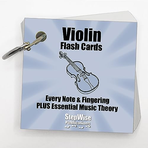 StepWise Music Flash Cards for Violin