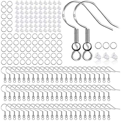 Sterling Silver Earring Hooks 150 PCS