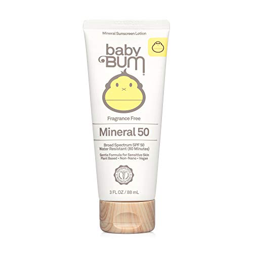 Sun Bum Baby SPF 50 Mineral Sunscreen (Fragrance Free, Travel Size)