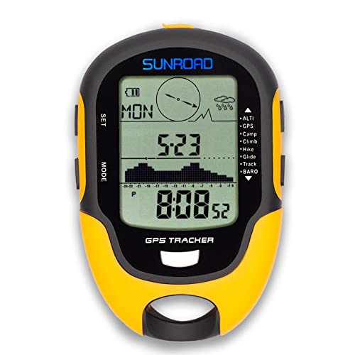 Sunroad Outdoor Altimeter GPS Digital Watch