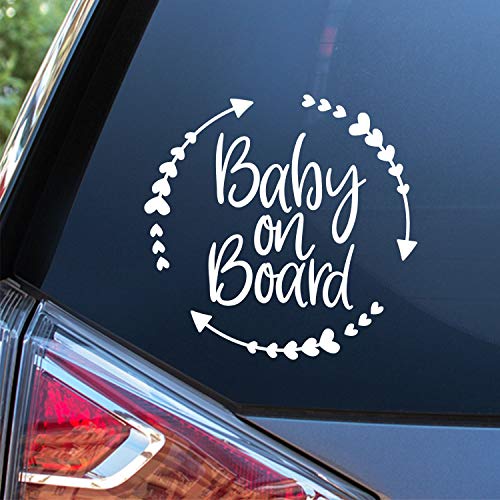 Sunset Graphics Baby On Board Decal