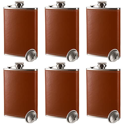 Suwimut 6 Pack Flask with Funnel
