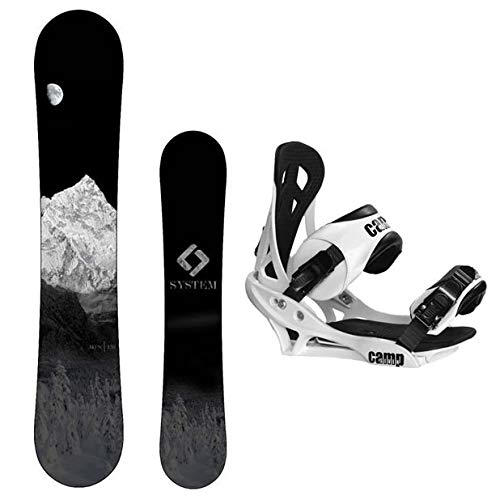 System MTN Snowboard with Summit Bindings Men's Snowboard Package (159 cm)