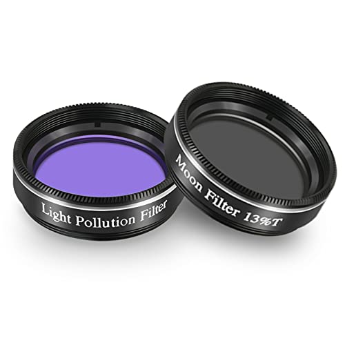 Telescope Filter Set with Moon & Light Pollution Filters