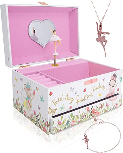 The Memory Building Company Music Box - Ballerina Jewelry Box