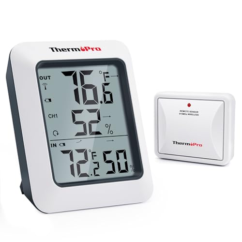 ThermoPro TP60 Wireless Indoor Outdoor Thermometer