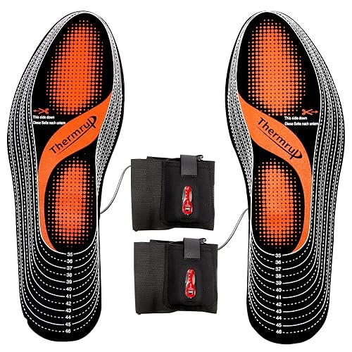 Thermrup Rechargeable Heated Insoles - 4 Settings, Size 4.5-14