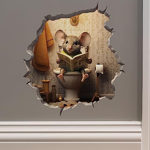 Toilet Mouse Decal
