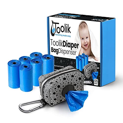 Toolik On-The-Go Diaper Bag Dispenser and Waste Bags