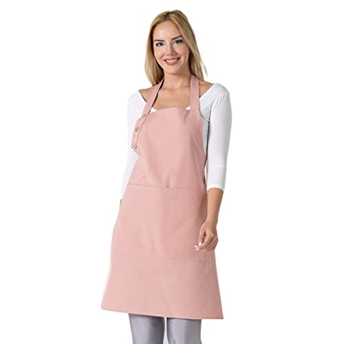 TOSHE Kitchen Apron with Waterdrop Resistant Cotton