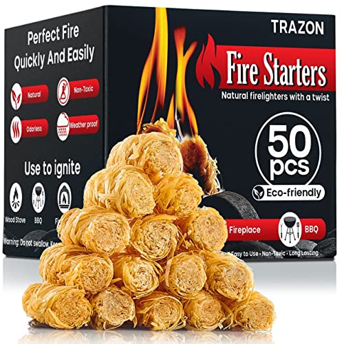 TRAZON Fire Starters - The Ultimate Fire-Starting Solution