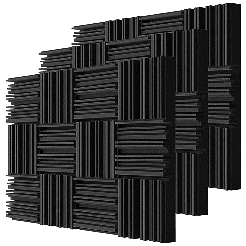 TroyStudio 12x12x2 Inch 36 Pcs Acoustic Foam Panels