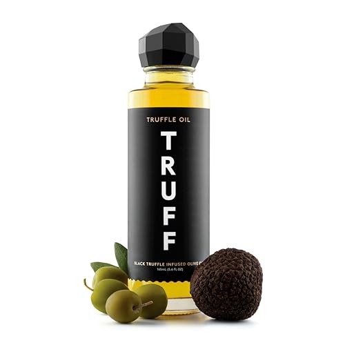 TRUFF Black Truffle Oil: Gourmet Infused EVOO, Non-GMO, Gluten-Free