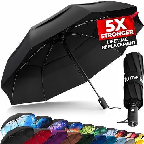 TUMELLA Windproof Travel Umbrella