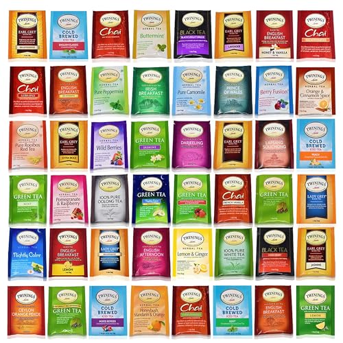 Twinings Tea Bags Sampler - 48 Count Variety Pack