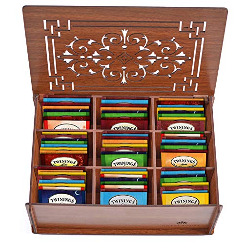 Twinings Tea Sampler in Wooden Box (80 Count)