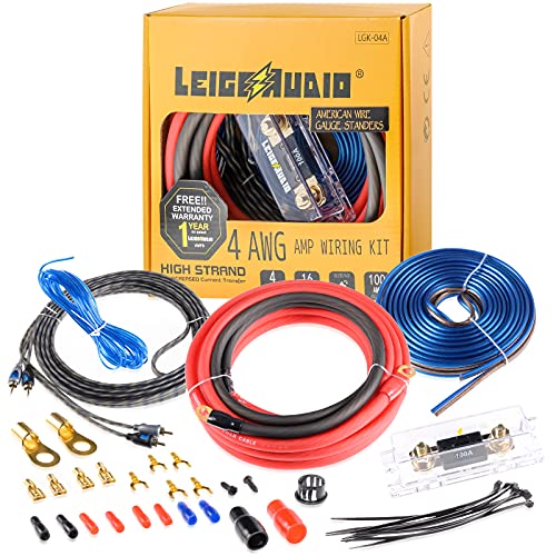 Ultimate 4 Gauge Amp Wiring Kit for Car Audio Installation