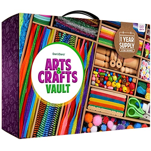 Ultimate Kids Craft Kit - 1000+ Pieces of Art Supplies