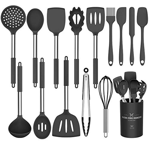 Umite Chef 15-Piece Silicone Cooking Utensil Set