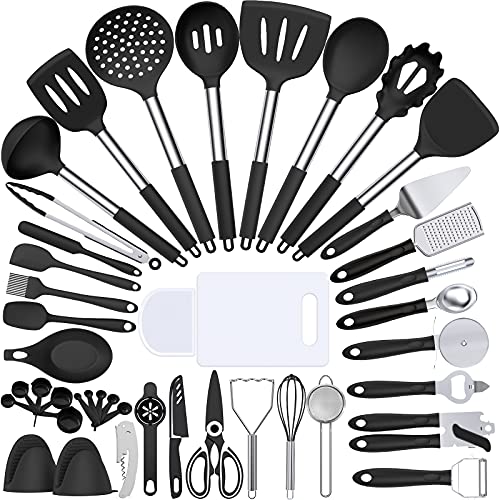 Umite Chef 43 Piece Silicone Cooking Utensil Set