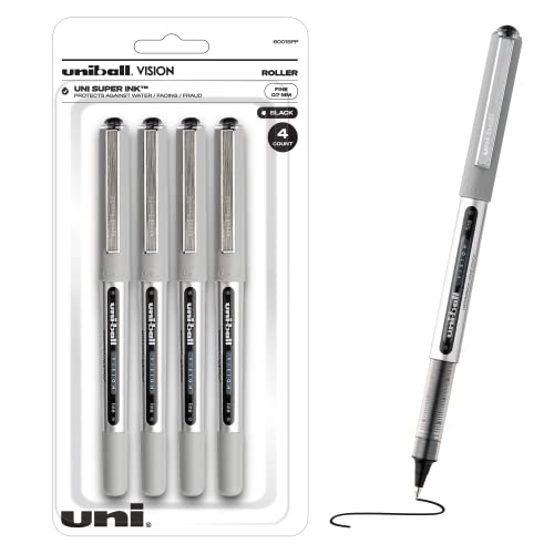 Uniball Vision Rollerball Black Pens