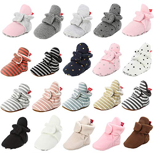 Unisex Baby Cotton Booties Non-Slip Shoes