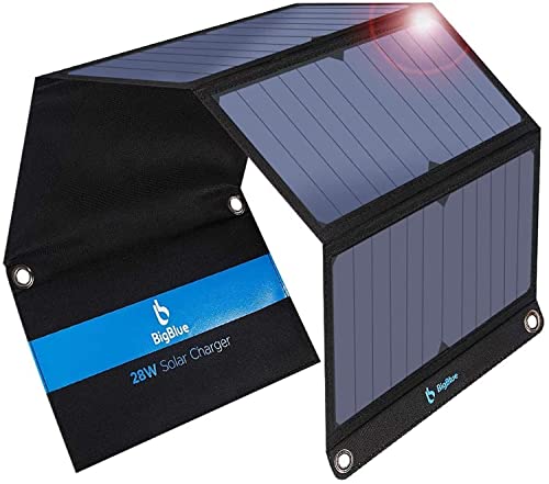 [Upgraded] BigBlue 28W Portable Solar Charger