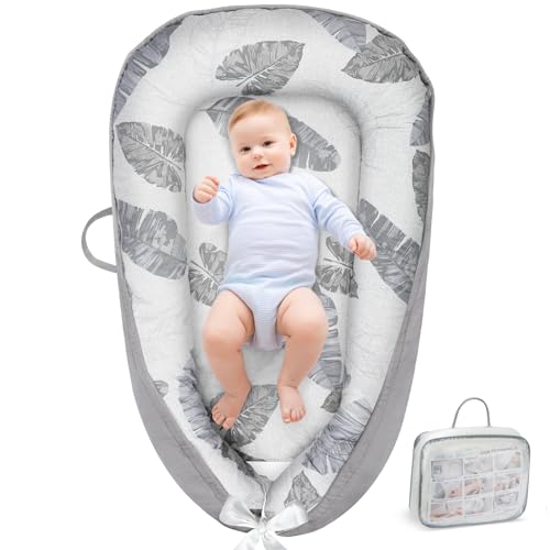 URMYWO Baby Lounger: Breathable Co Sleeper for Newborns 0-24 Months