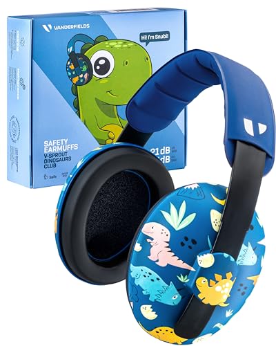 Vanderfields Baby Ear Protection Headphones Dinosaur Club