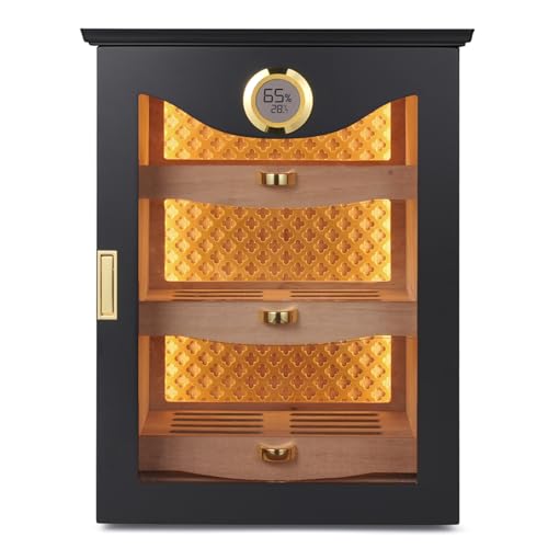 Vastony LED Cigar Humidor Cabinet