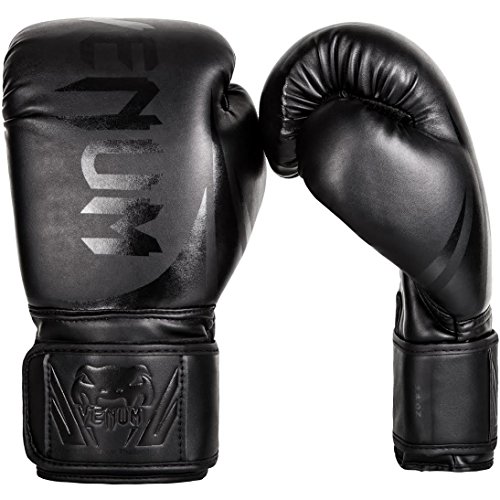 Venum Challenger 2.0 Boxing Gloves - Black/Black - 16-Ounce