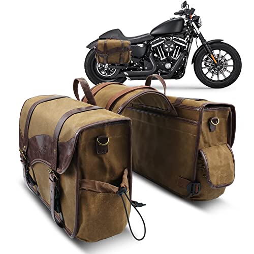 Vintage Motorcycle Saddle Bags