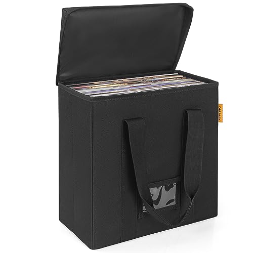 Vinyl Record Storage Box and Travel Case for 7/10/12 Inch Albums" by IBVIVIC