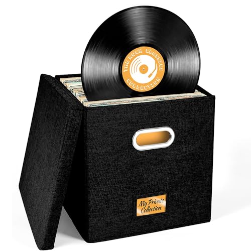 Vinyl Storage Box 13x13x13 (Black)