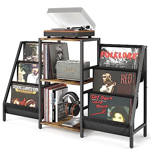 Vinyl Storage Record Player Stand
