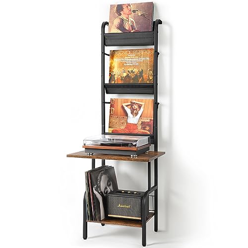 Vinyl Storage Stand: Holds Up to 200 Albums