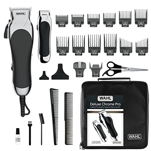 Wahl Deluxe Chrome Pro Hair and Trimming Kit