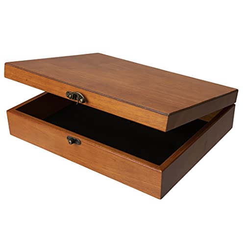 WE Games Wooden Treasure Box