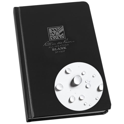 Weatherproof Hard Bound Cover Sketchbook Notebook