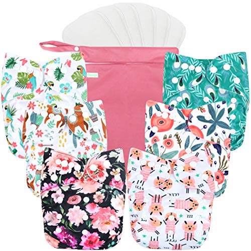 wegreeco Washable Baby Cloth Pocket Diapers