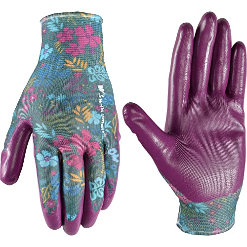 Wells Lamont Women's Nitrile Coated Work Gloves