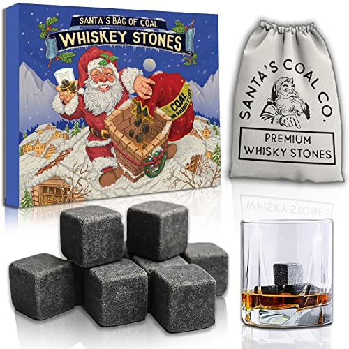 Whiskey Stones in Naughty List Christmas Box