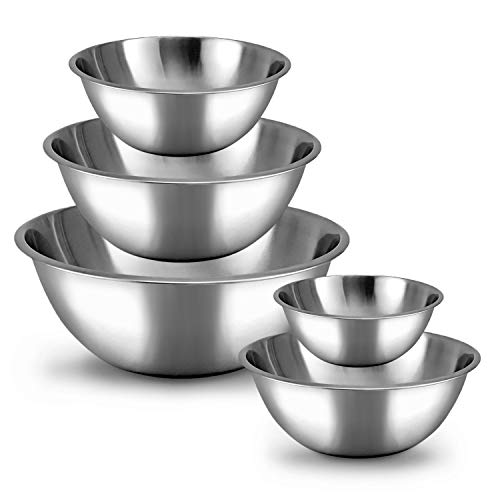 WHYSKO Stainless Steel Mixing Bowls Set