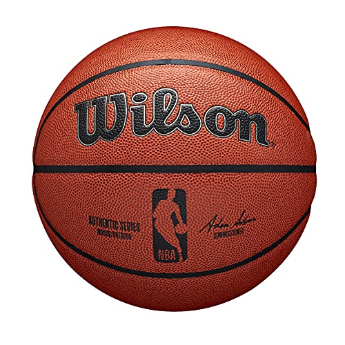 WILSON NBA Authentic Series Basketball - Indoor/Outdoor, Size 7 - 29.5"