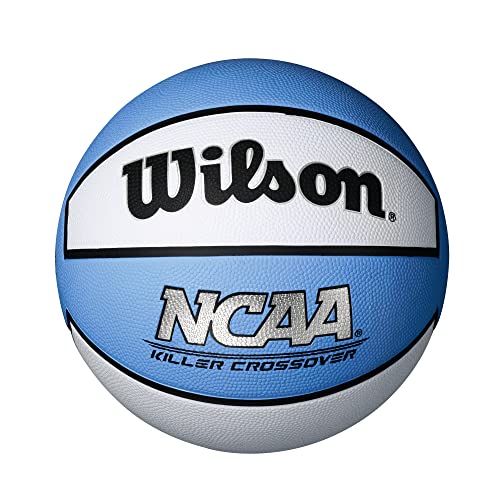 Wilson NCAA Outdoor Basketball - Size 6, Columbia Blue/White
